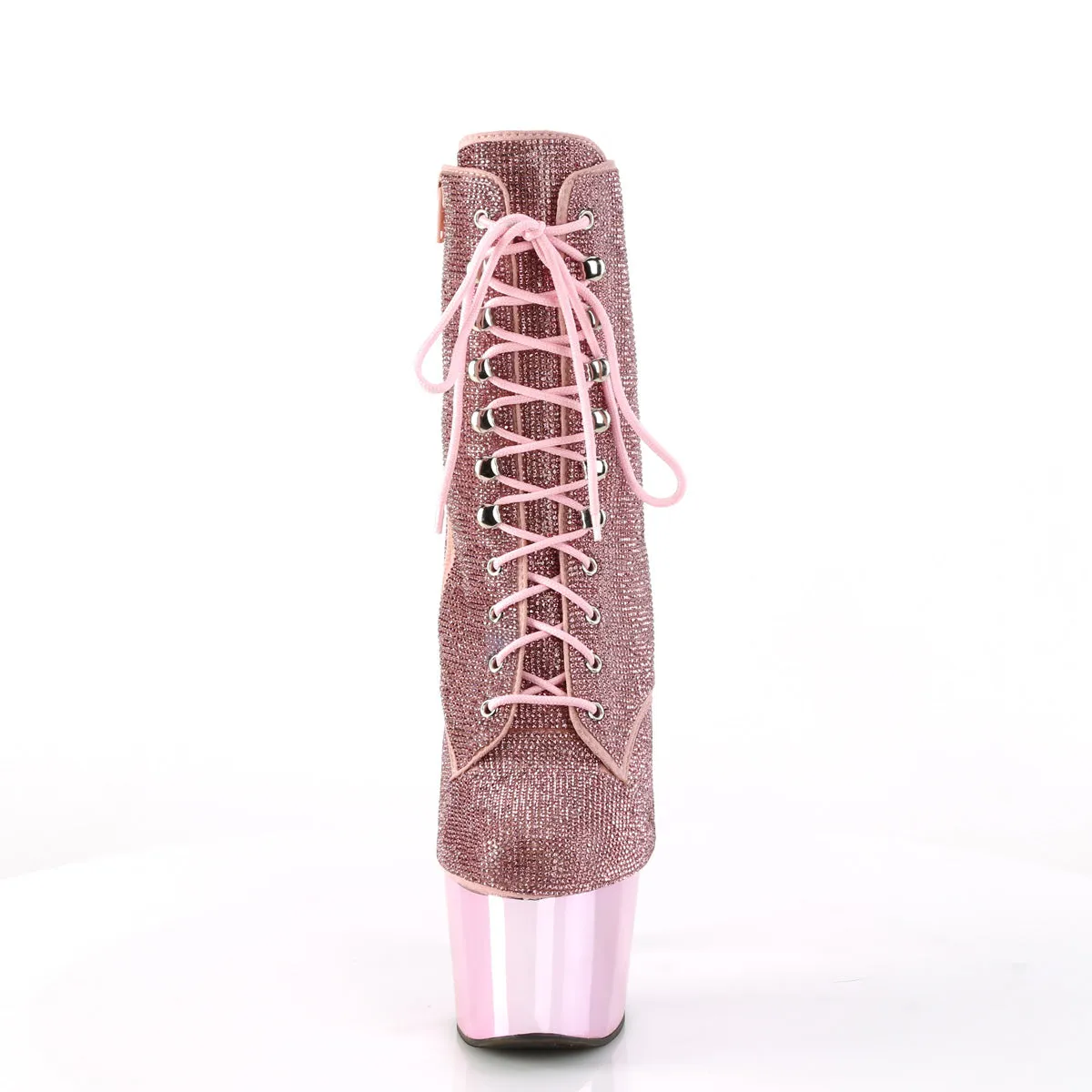ADORE-1020CHRS Pleaser Baby Pink Chrome Sexy Platform Shoes (Pole Dancing Heels)