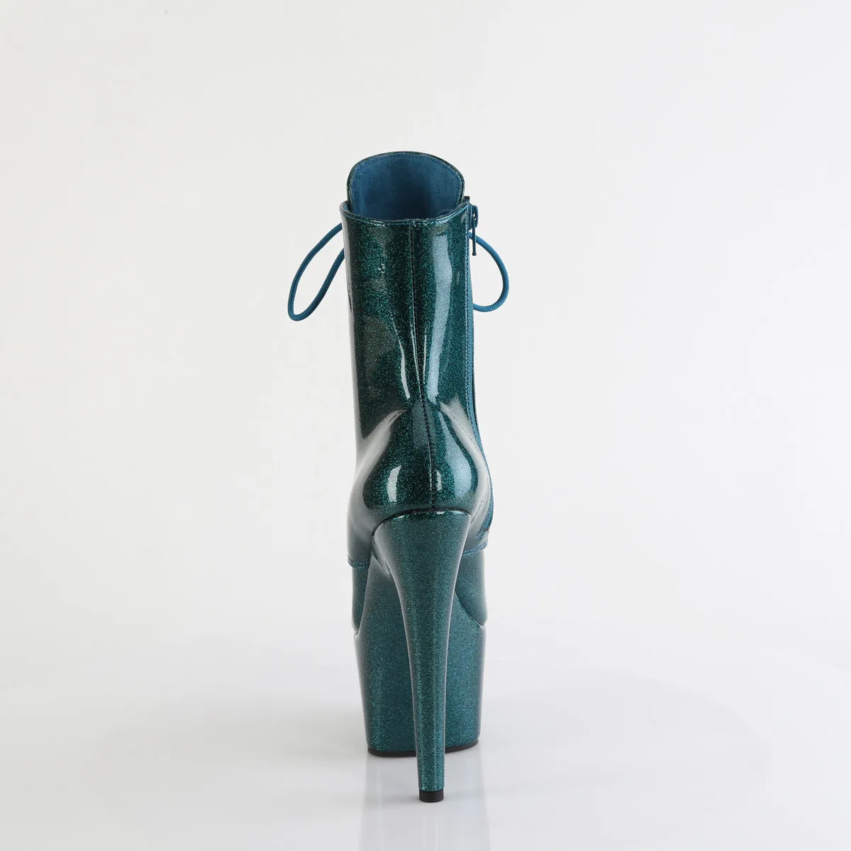 ADORE-1020GP Pleaser Teal Glitter Sexy Platform Shoes (Pole Dancing Heels)