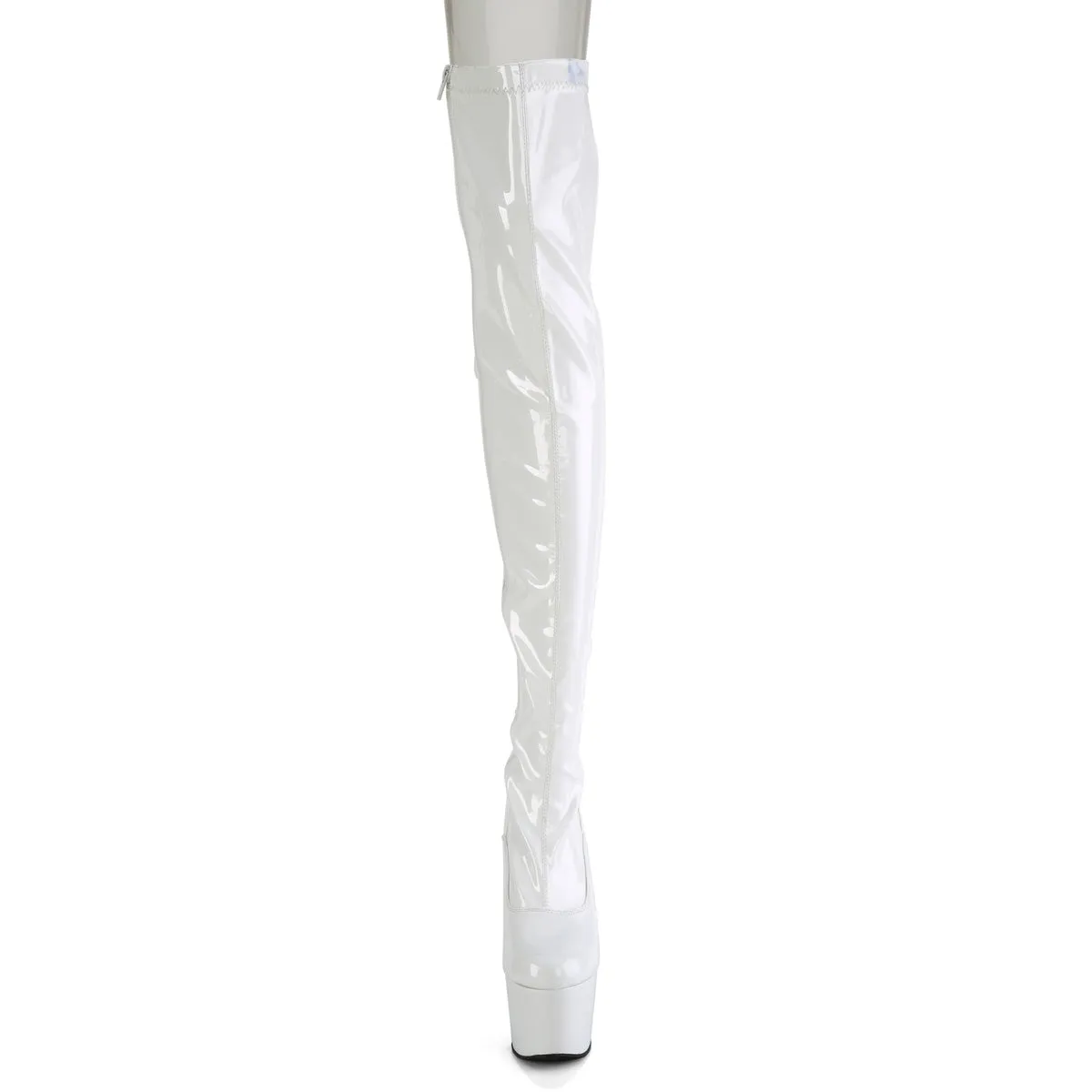 ADORE-3063 Pleaser White Sexy Platform Shoes (Pole Dancing Heels)