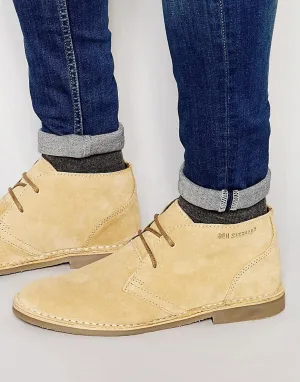 Ben Sherman Aiit Desert Boots In Leather