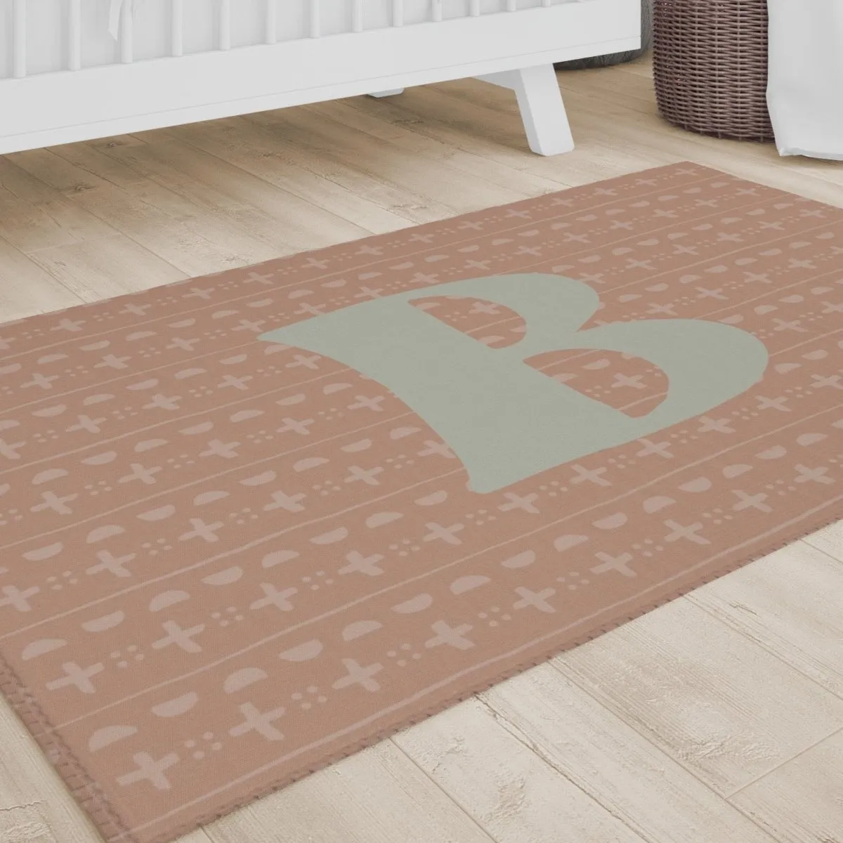 Boho Desert Personalized Nursery Rug