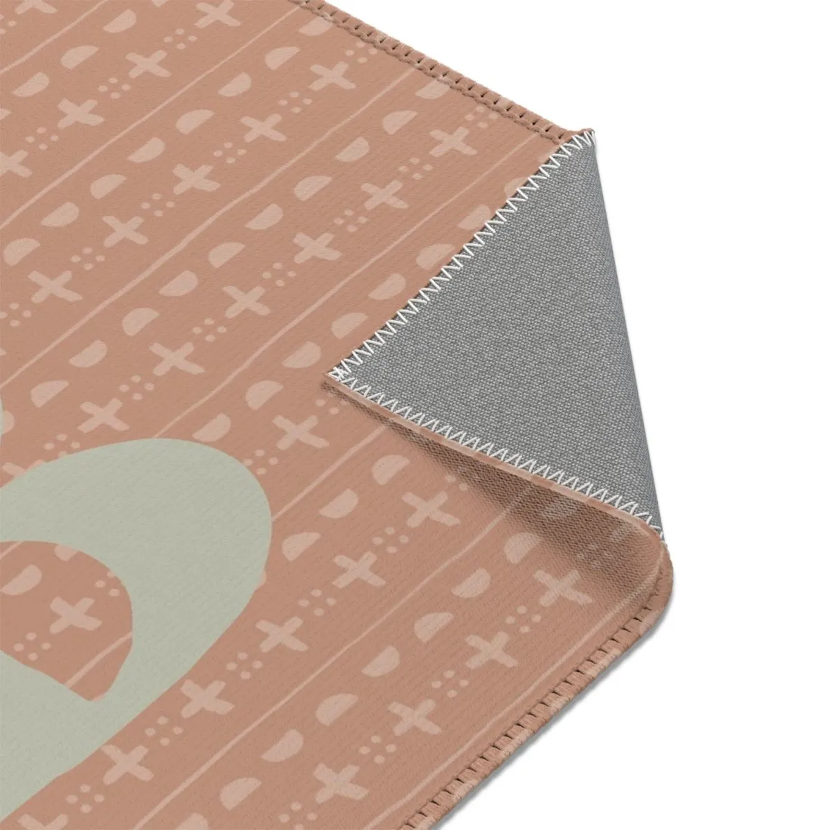 Boho Desert Personalized Nursery Rug
