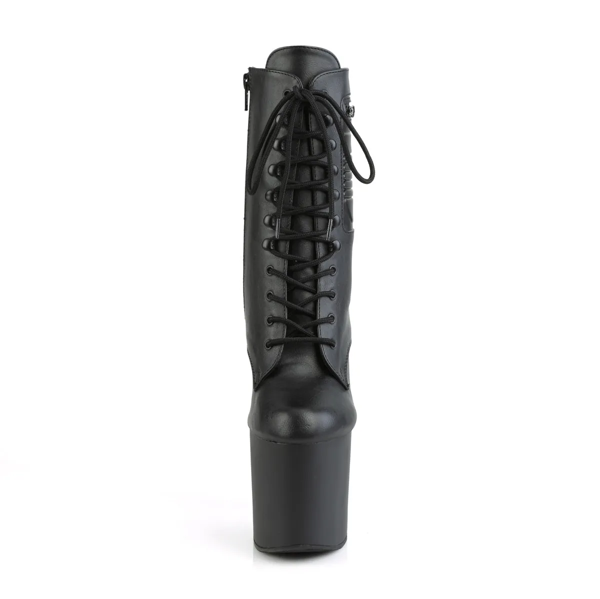 BONDGIRL-1020PK Pleaser Black Faux Leather Sexy Platform Shoes (Pole Dancing Heels)