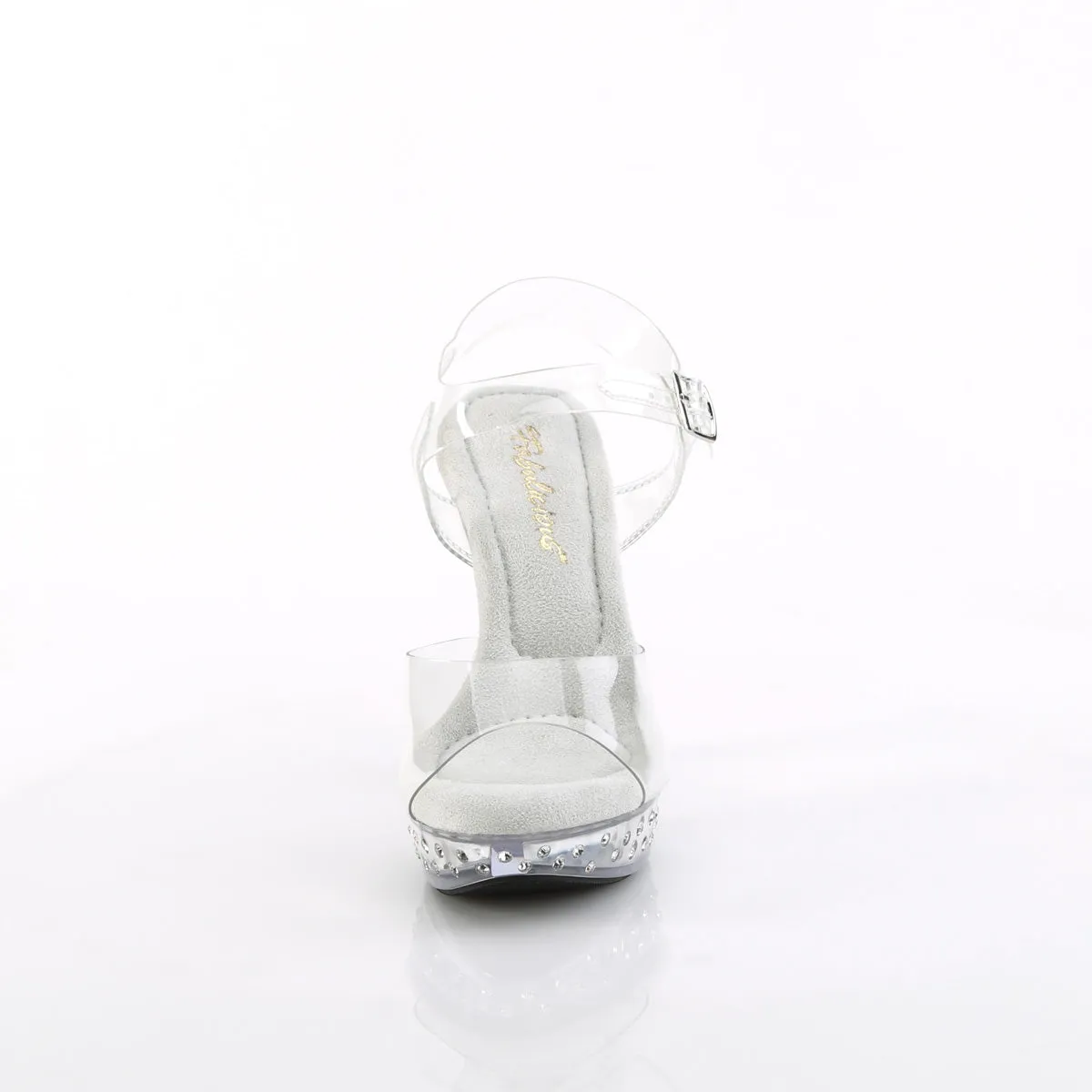 COCKTAIL-508SDT Fabulicious 5" Cocktail Clear Sexy Shoes (Posing Shoes)
