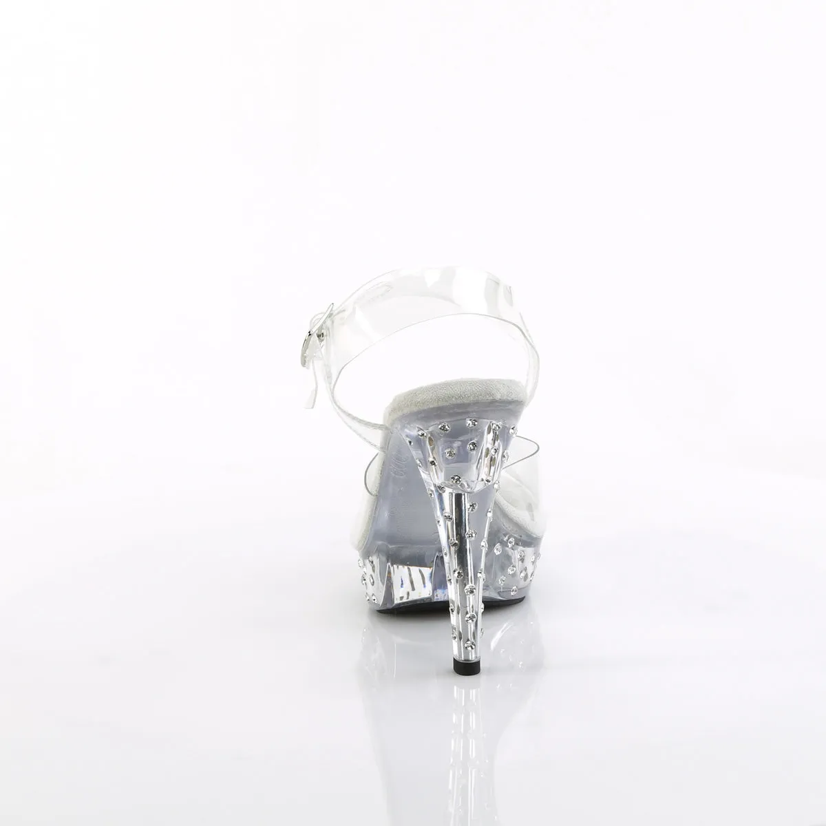 COCKTAIL-508SDT Fabulicious 5" Cocktail Clear Sexy Shoes (Posing Shoes)