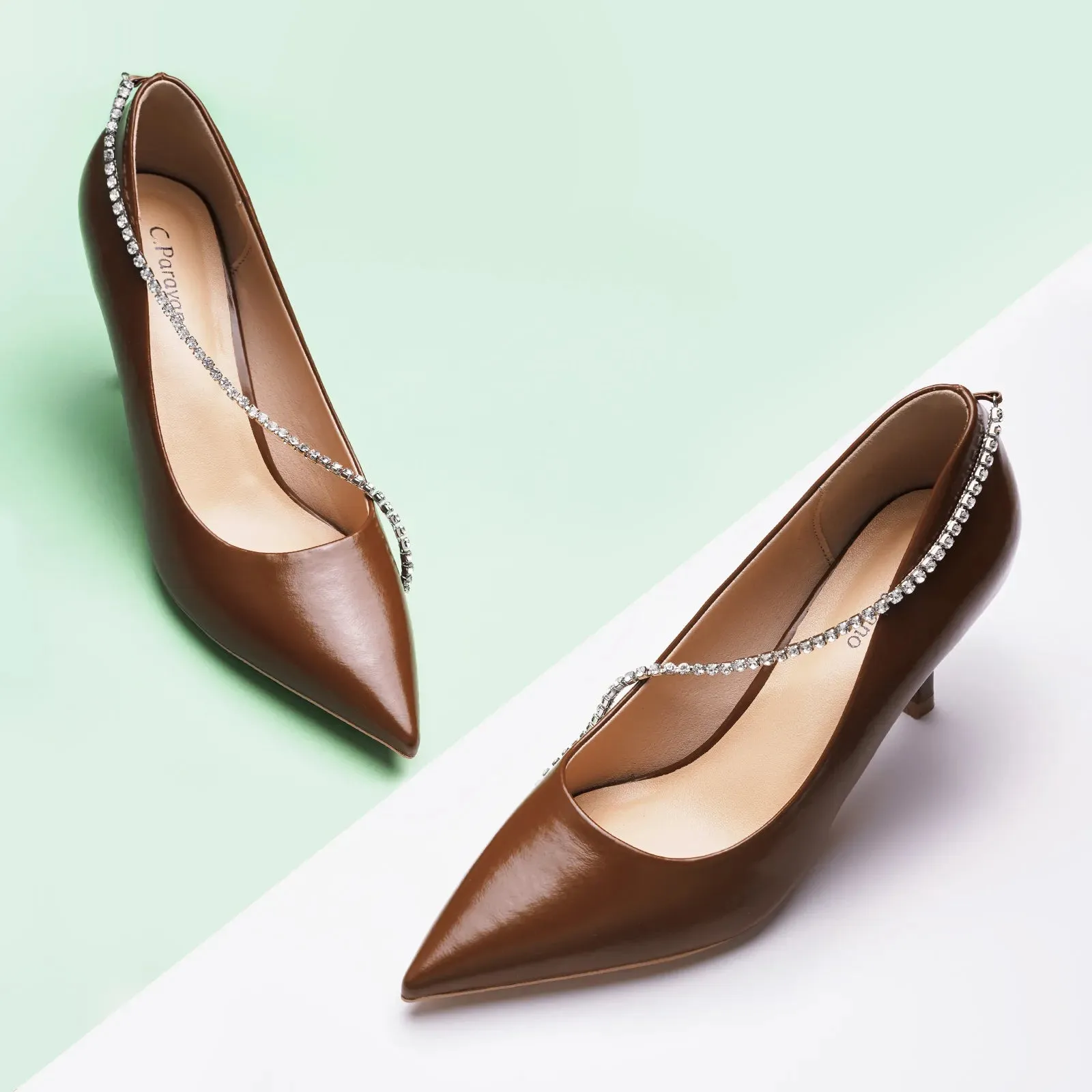 Crystal Chain Pumps (Anna)