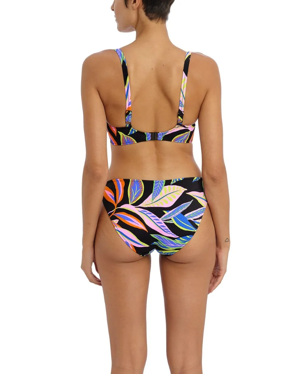 Desert Disco Plunge Bikini Top In Multi- Freya