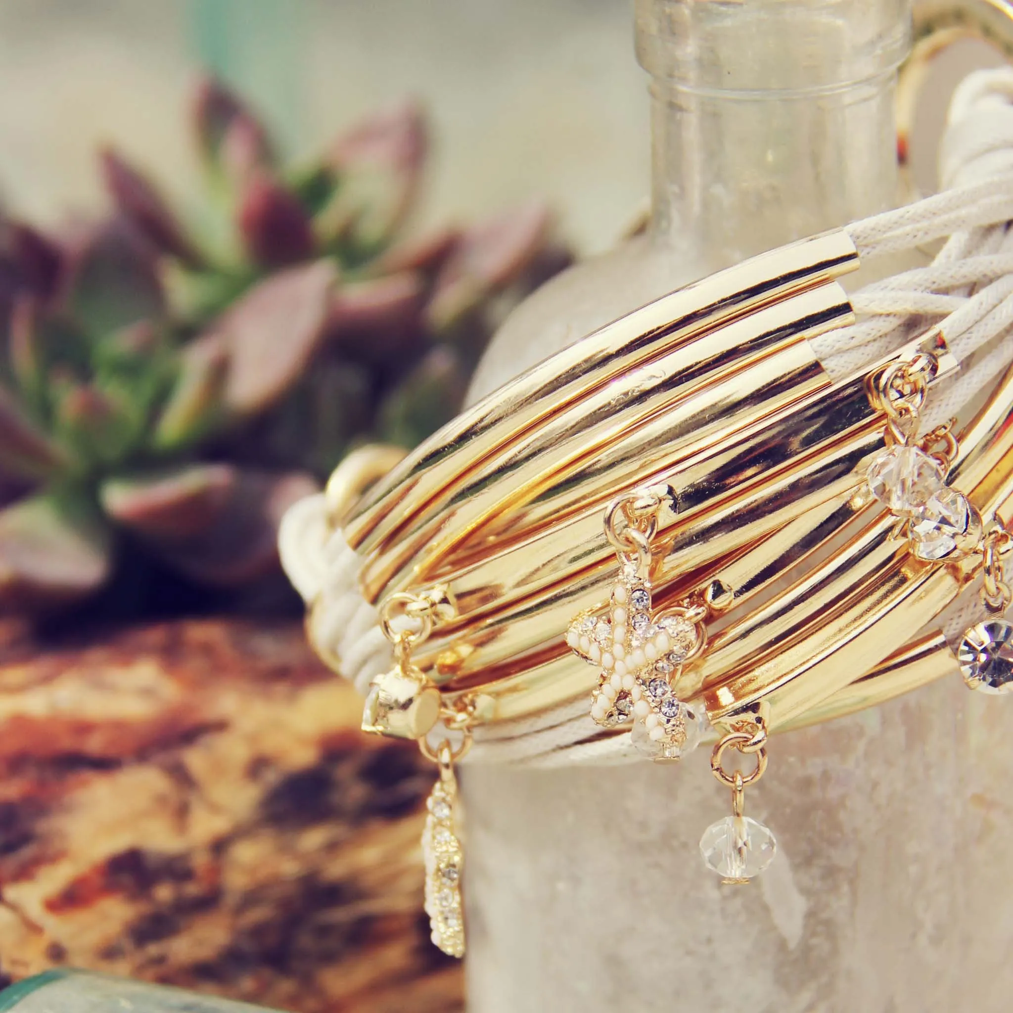 Desert Tide Bracelet in White