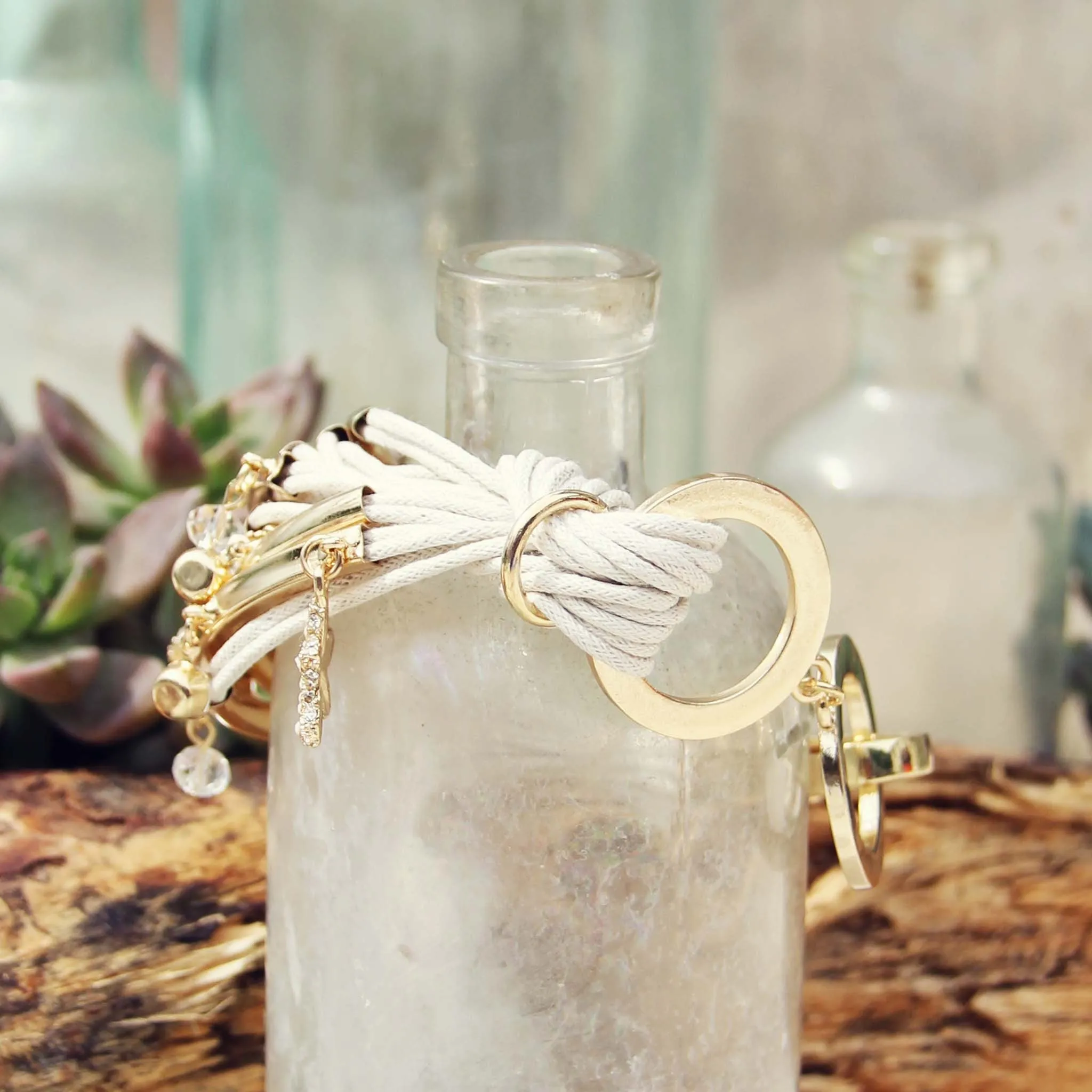Desert Tide Bracelet in White