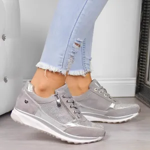 Elegant Zipper Sneakers