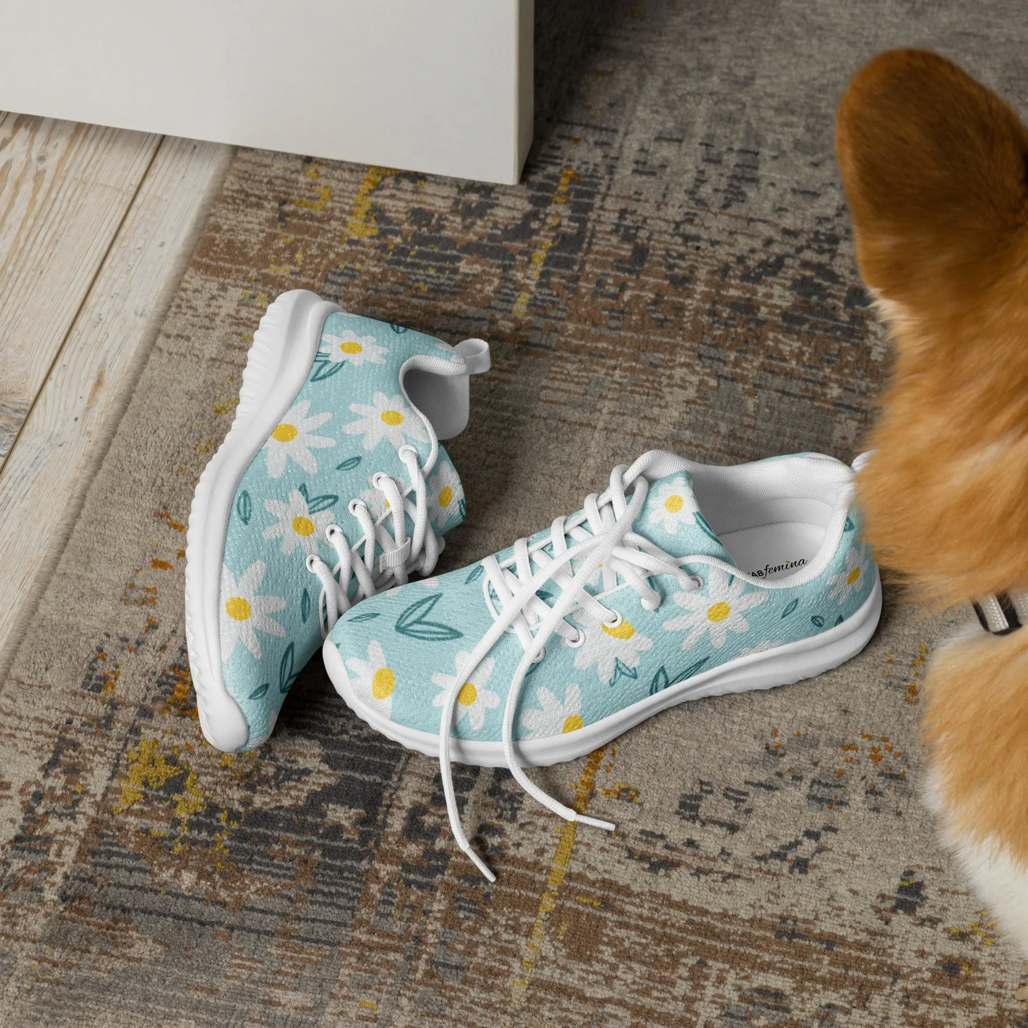 Floral Bloom Athletic Shoes for Women