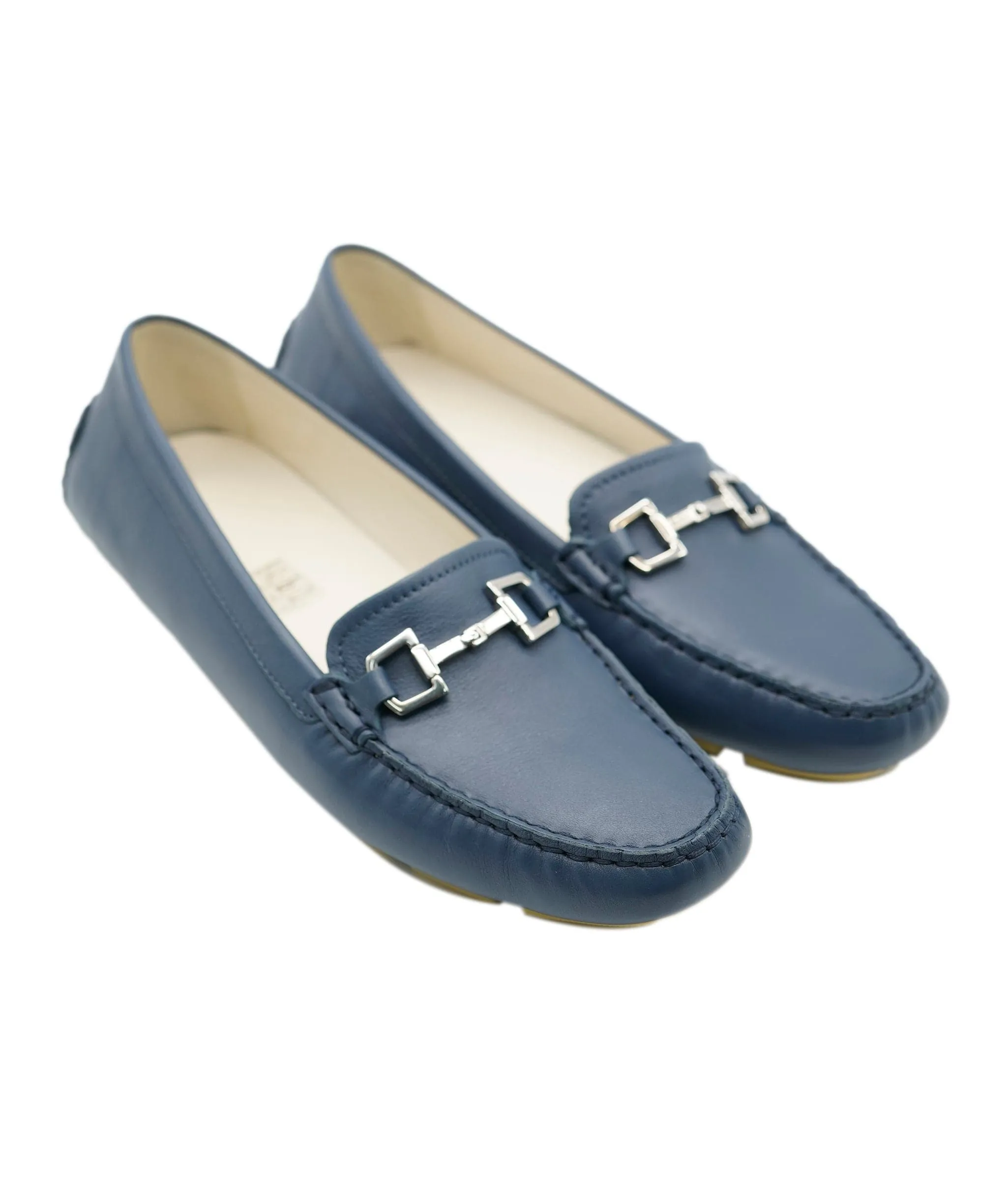 Gucci Blue Leather Loafers ALC0985
