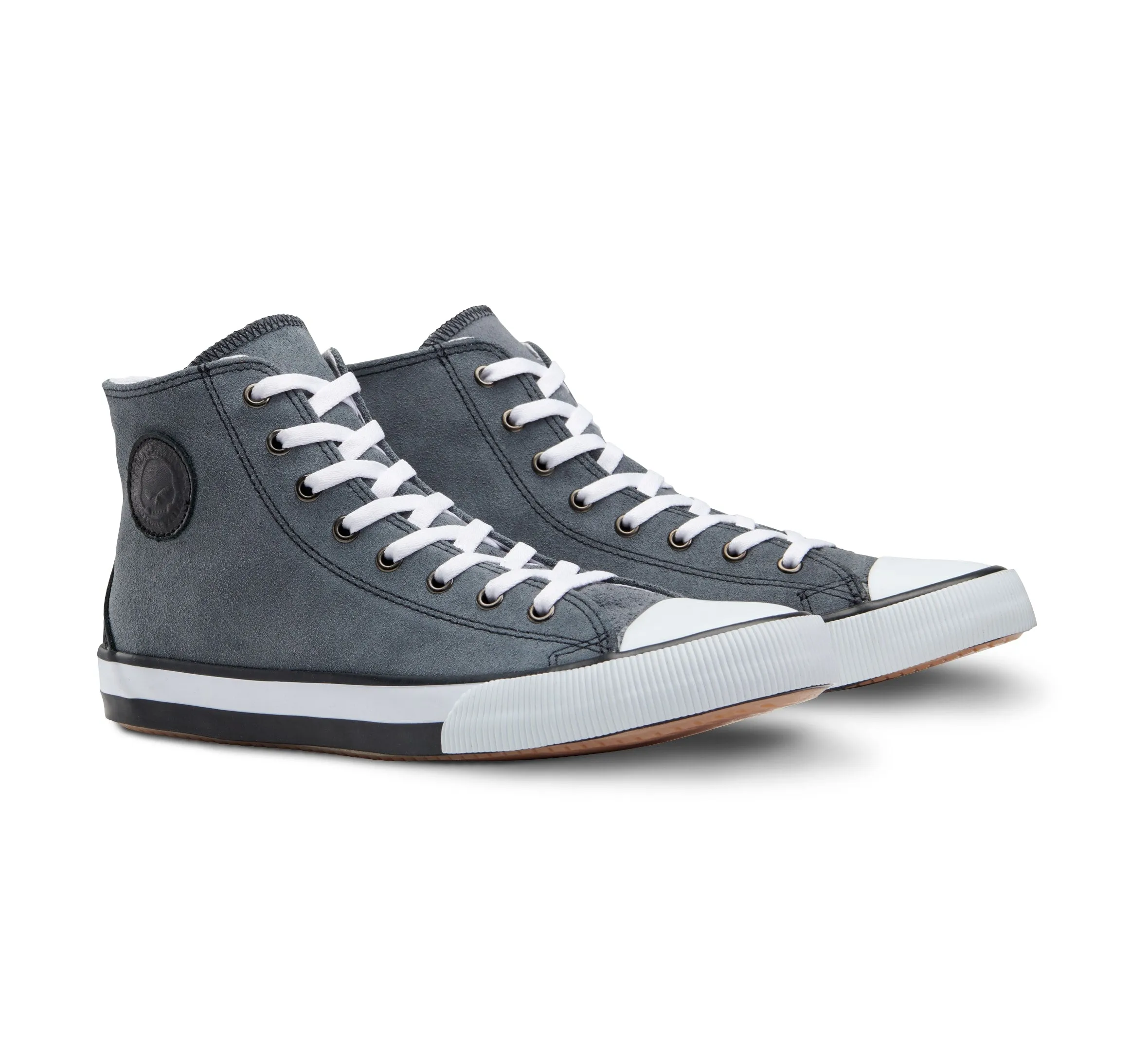 HARLEY DAVIDSON Men's Filkens Blue Leather Sneakers D93674