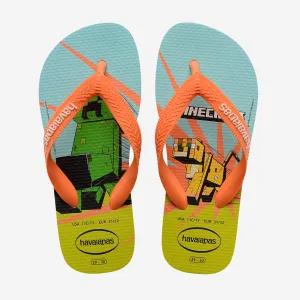 Havaianas - Kids Minecraft - White Coral