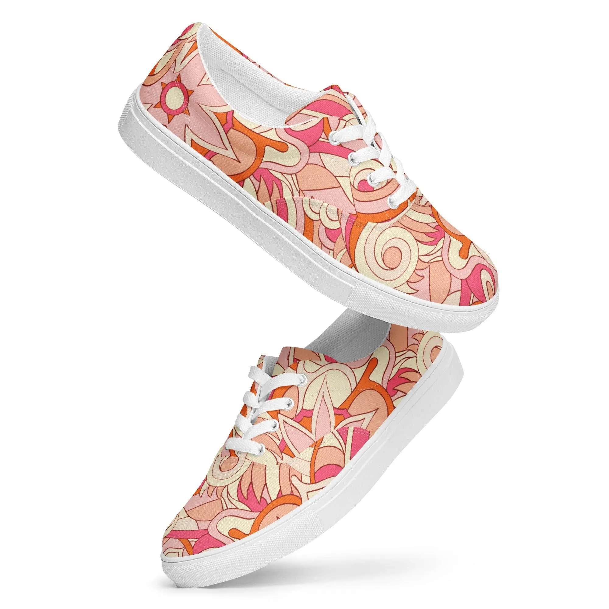 Keki Lace Up Canvas Sneakers