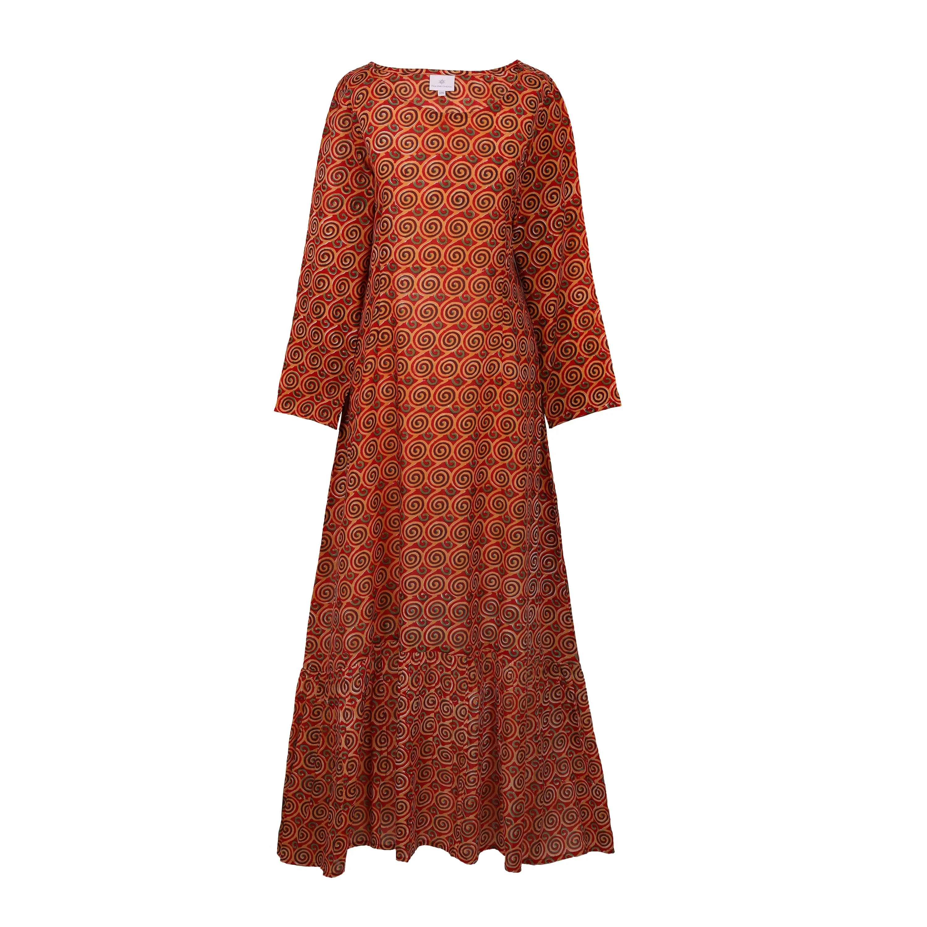 Klimt Ruby Red Mermaid Dress Final Sale