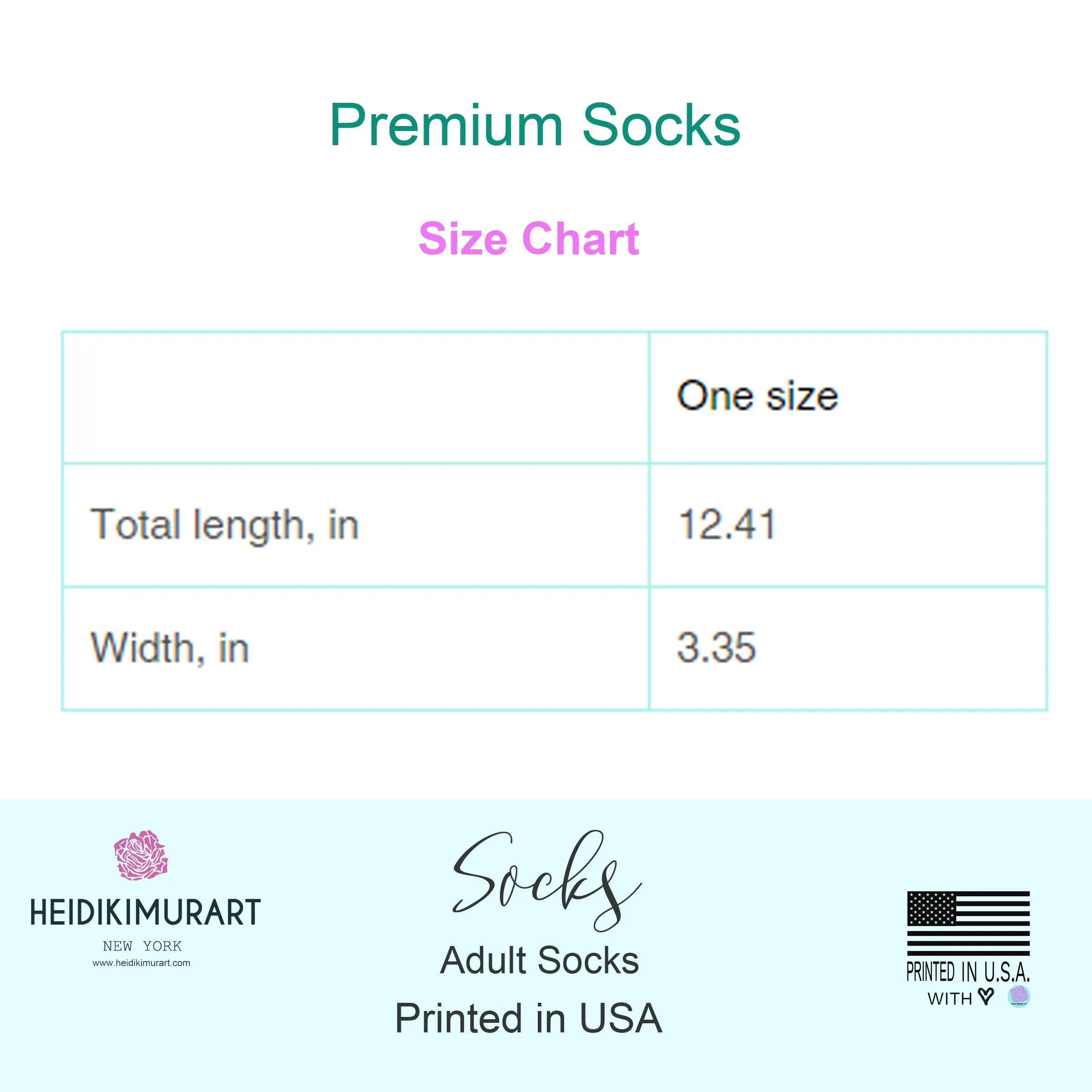 Light Blue Cat Print Socks, Premium Cute Calico Cat 1-Size Knit Premium Socks- Made in USA