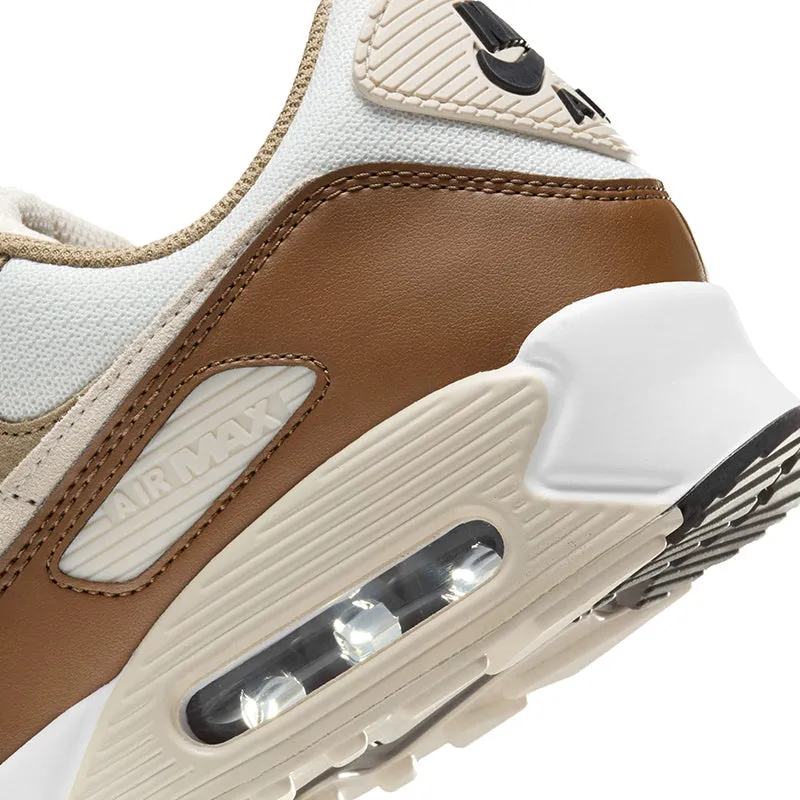 Men's Air Max 90 Summit White/Black/Brown