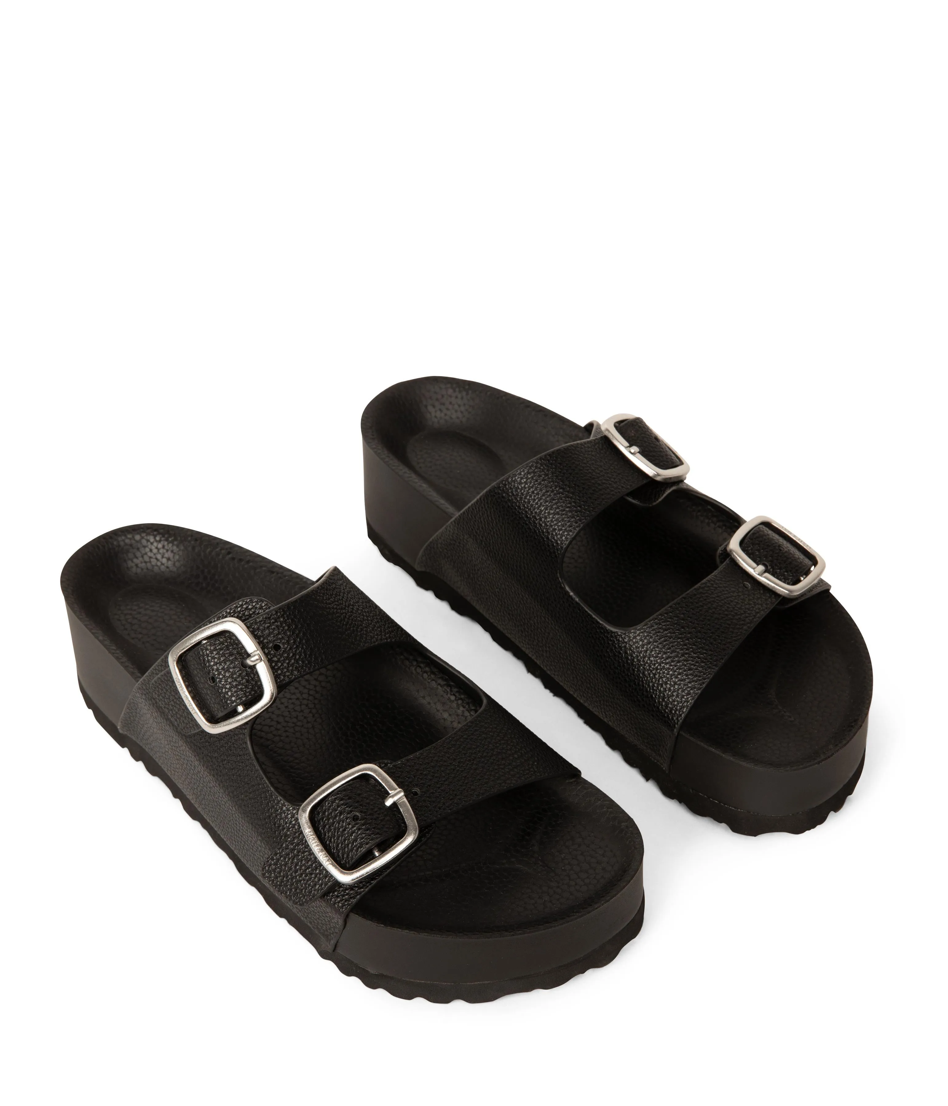 OLAYA Women's Vegan Sandals With Double Straps