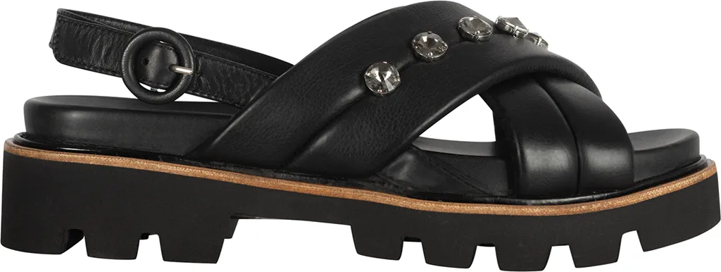 P6953A Ladies Sandal - Black