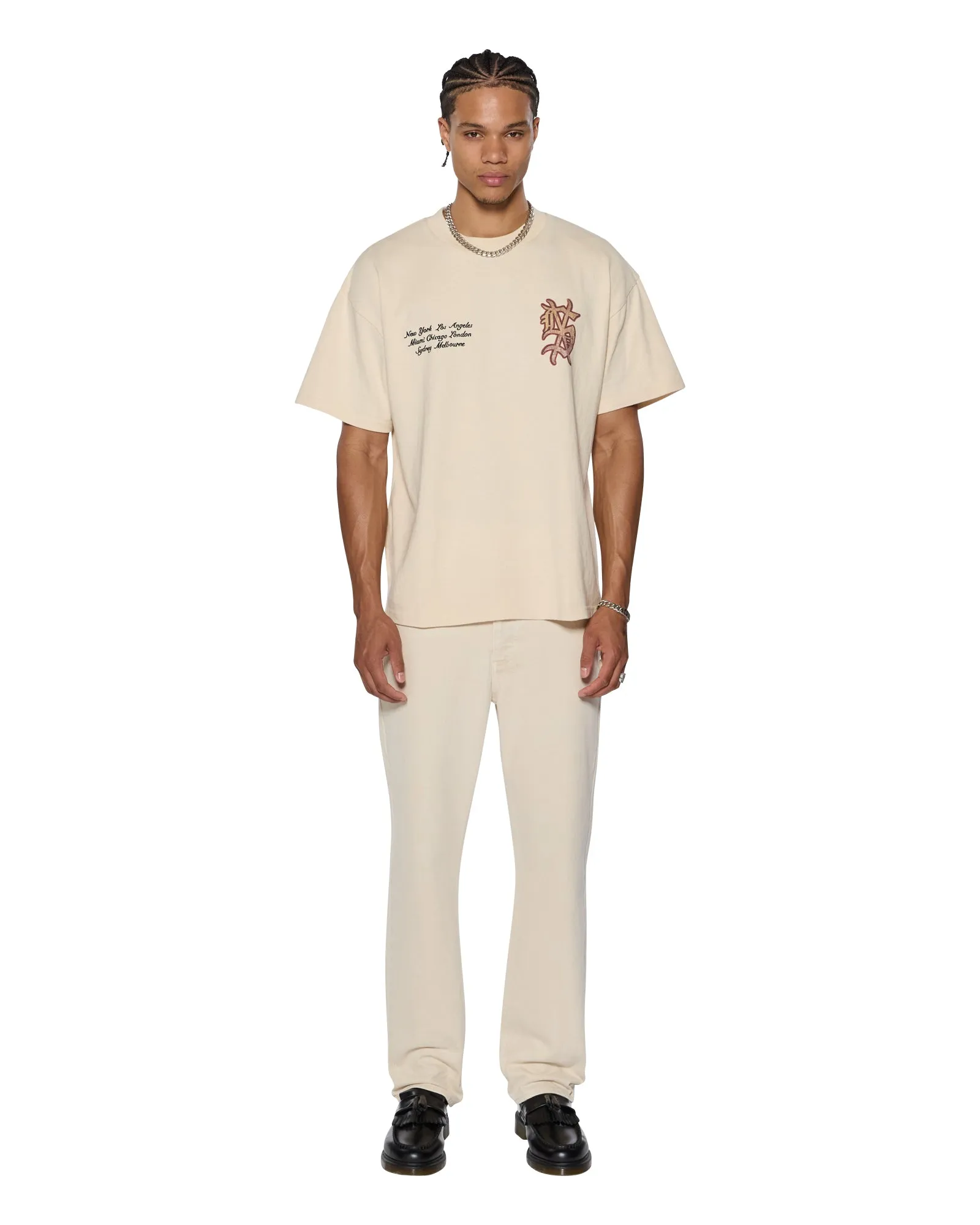 PLAYOFF EKCESS SS TEE DUSTY DESERT