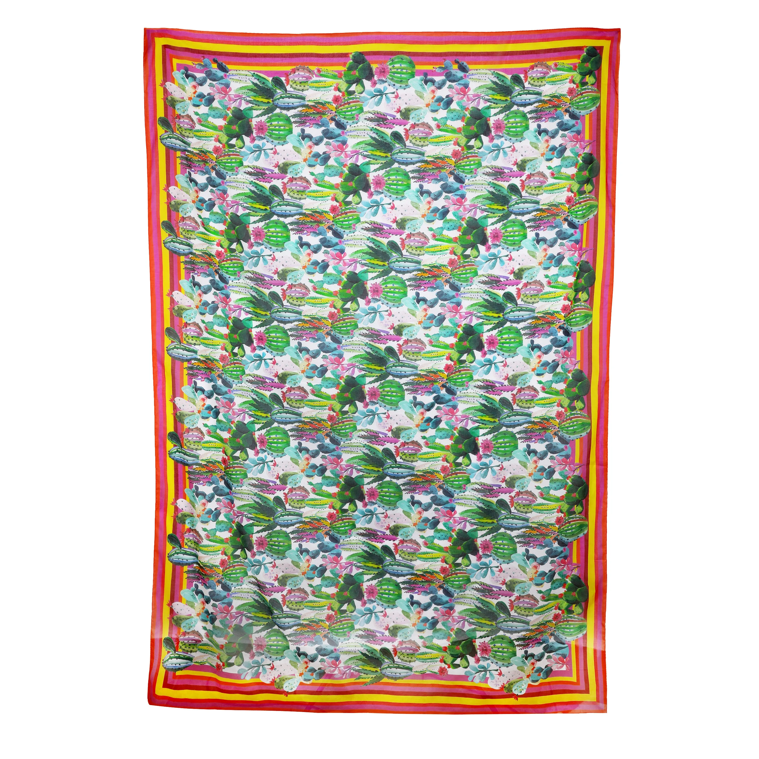 Primavera Cactus Italian Cotton Pareo