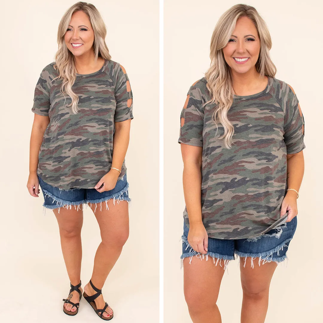 Shadows In The Dark Top, Olive
