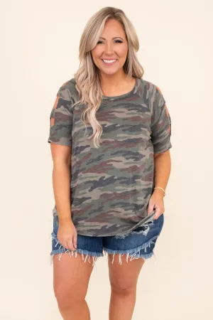 Shadows In The Dark Top, Olive