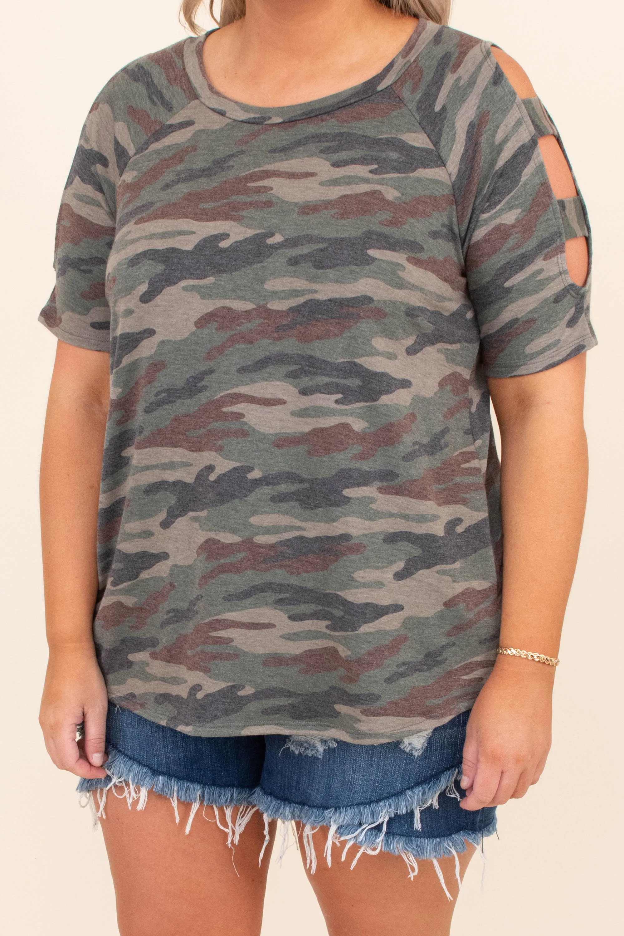 Shadows In The Dark Top, Olive