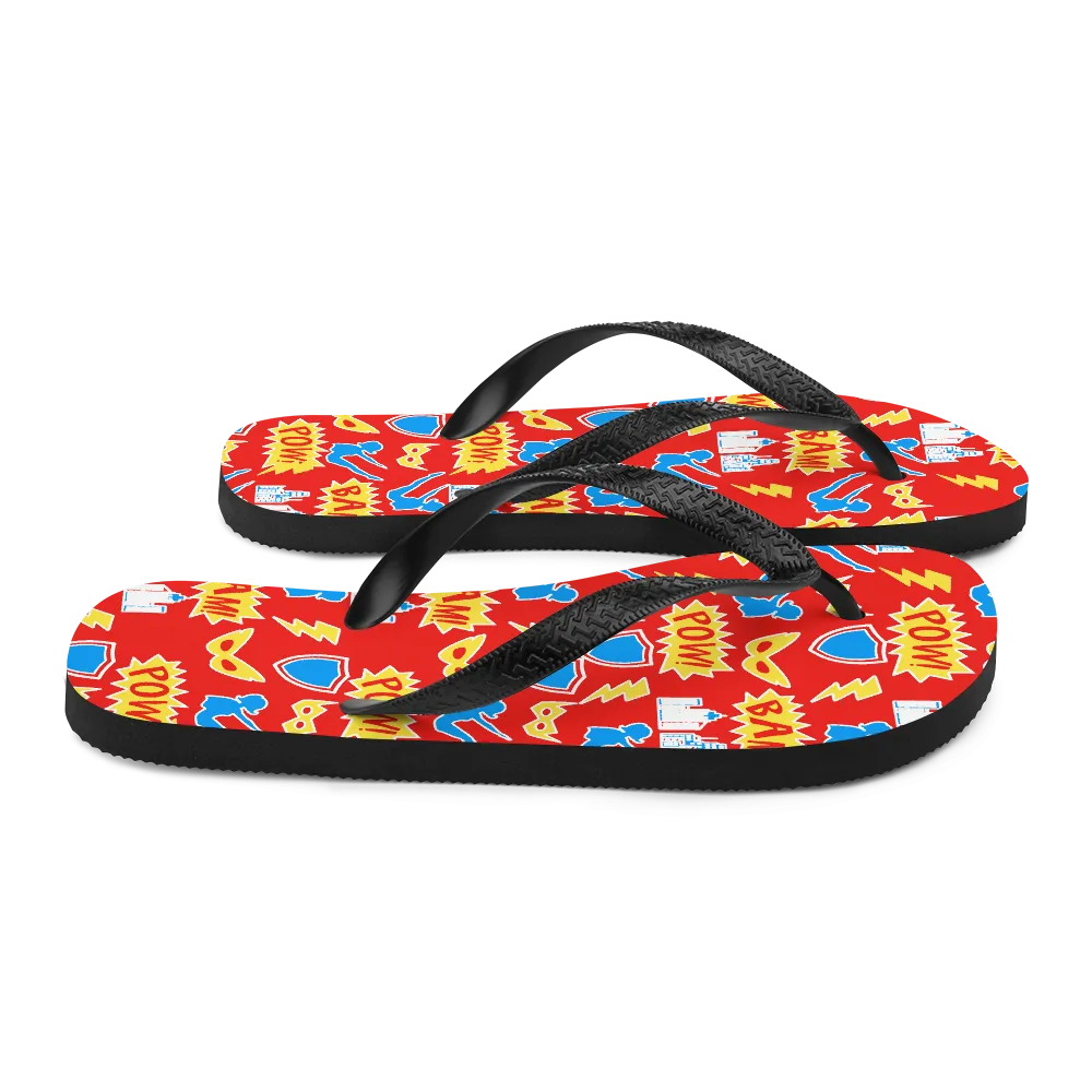 Superhero Pilates Flip-Flops