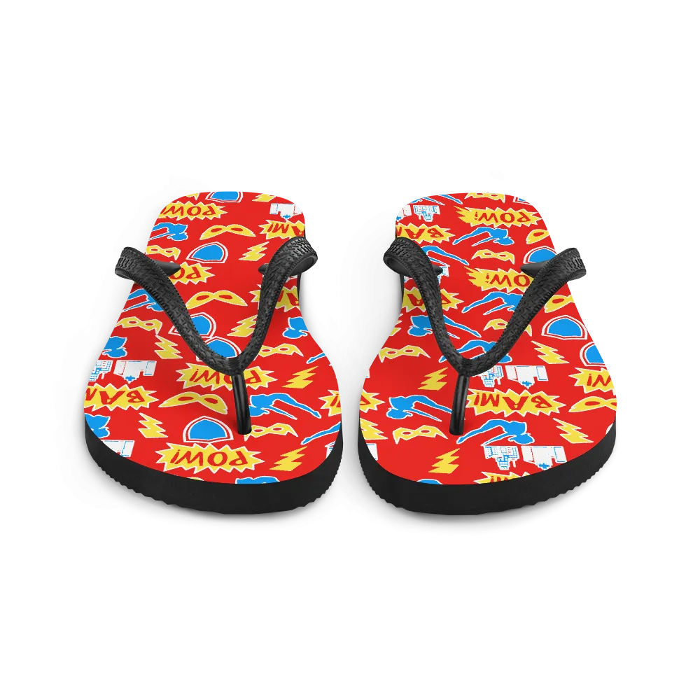 Superhero Pilates Flip-Flops