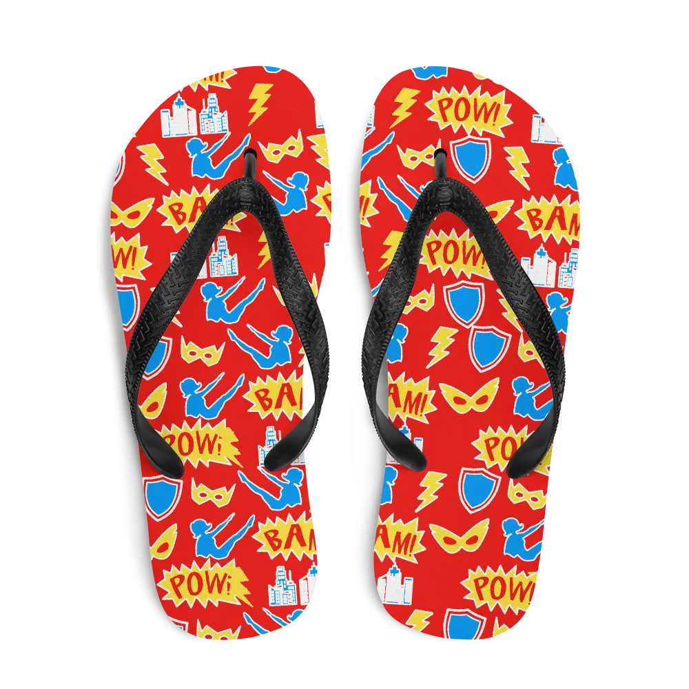 Superhero Pilates Flip-Flops