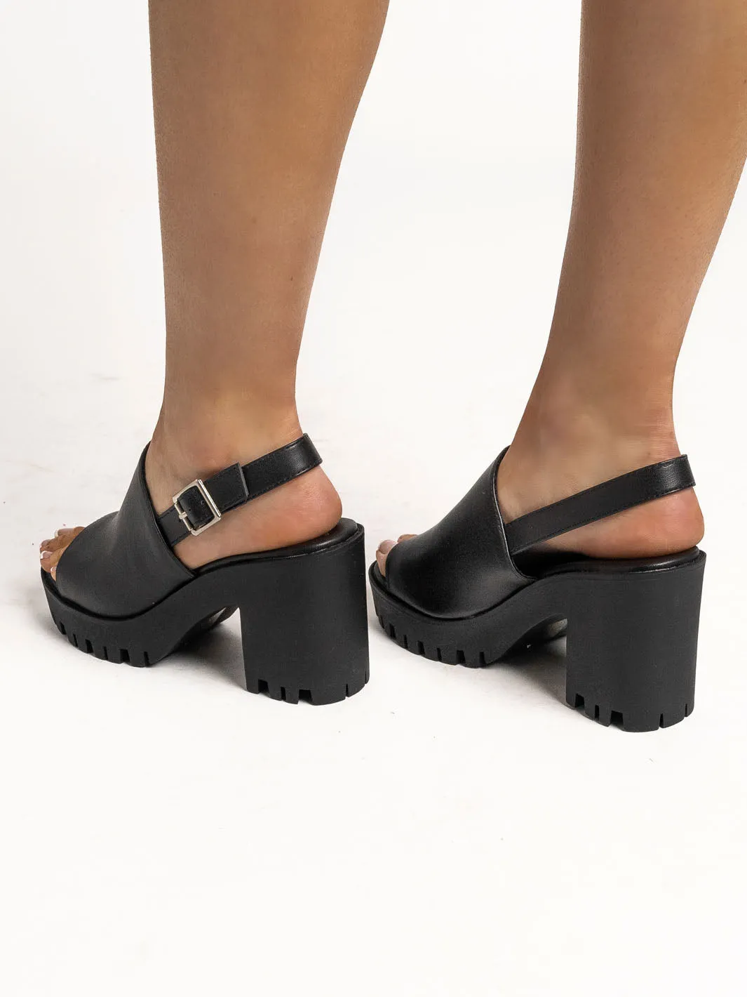 Watch Me Walk Away Lug Sandal - Final Sale