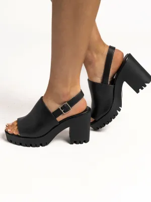 Watch Me Walk Away Lug Sandal - Final Sale