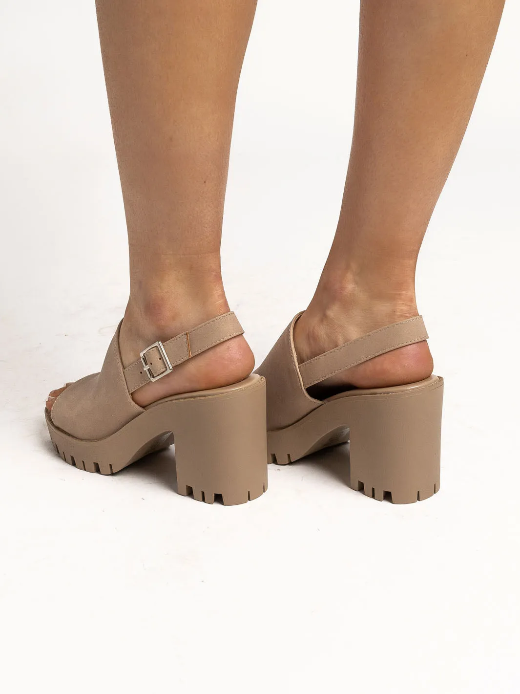 Watch Me Walk Away Lug Sandal - Final Sale