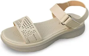 Women's Stylish Casual Sandals Breathable Platform Flip Flops for Summer Adventures and Everyday Comfort